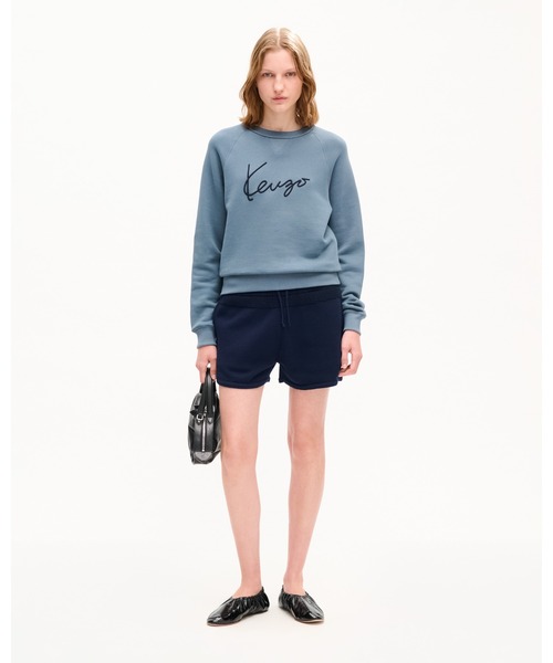 トレーナー スウェット 'KENZO Signature' エンブロイダリー スウェット イン コットン レディースの画像