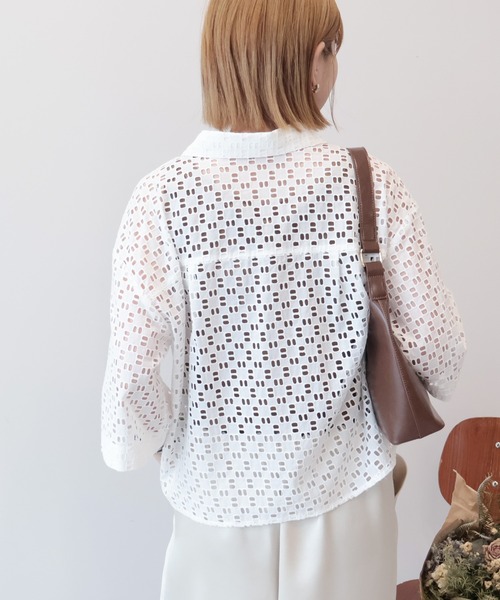 「AMERICAN HOLIC」 半袖シャツ M ブラック レディース_画像7