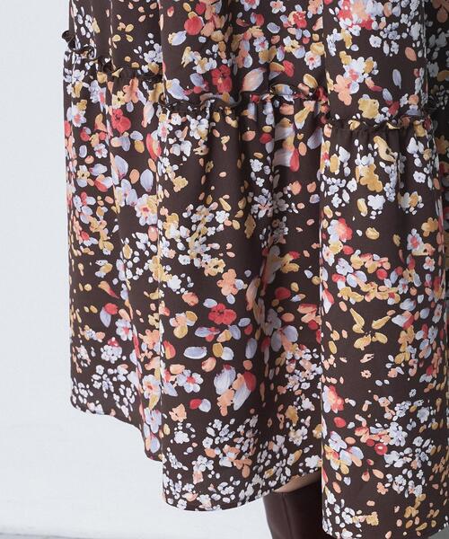 【美品✨】Reflect リフレクト 花柄 ワンピース 11号 Reflect（リフレクト） ワンピース フラワープリント フェミニン
