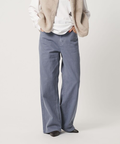 BEAUTY&YOUTH フレア　スラックス BEAUTY＆YOUTH UNITED ARROWS パンツ コットンツイル フェード フレア