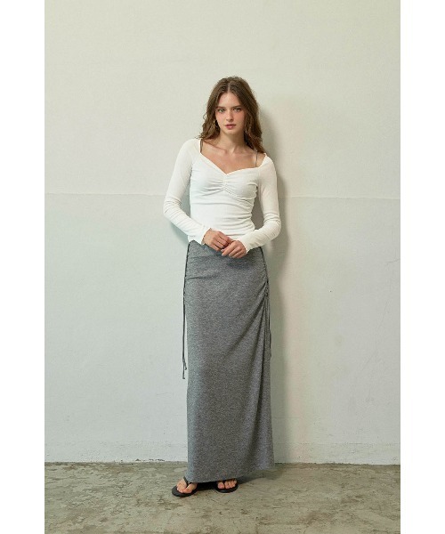 ALEXIA STAM（アリシアスタン） スカート Side Drawstring Skirt