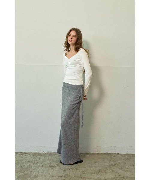 ALEXIA STAM（アリシアスタン） スカート Side Drawstring Skirt
