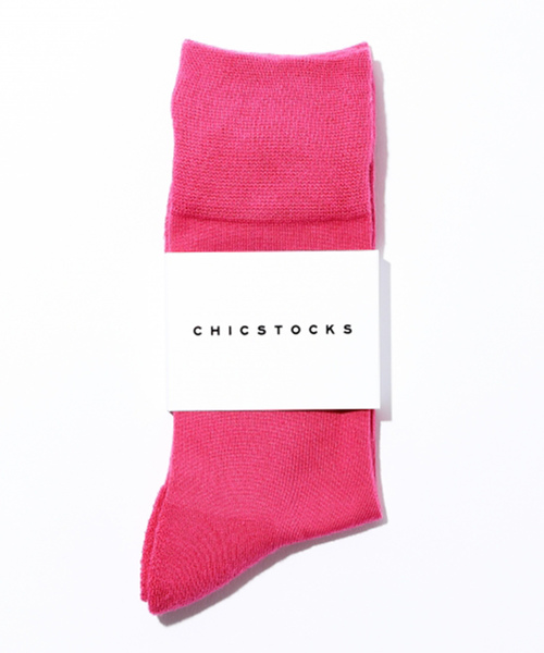 CHICSTOCKS 靴下 「CHICSTOCKS」ソリッドカラーソックス メンズ