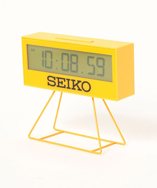 SEIKO 置き時計（色：イエロー系）｜インテリア時計｜家具、インテリア