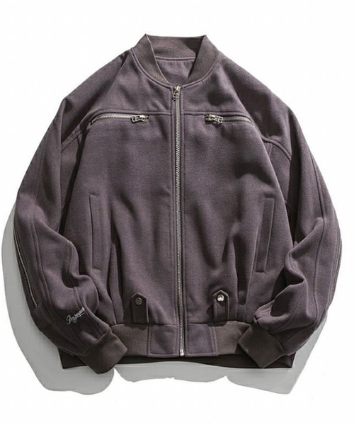 【新品未使用】NOBLE ノーブル　スタンダードカラー　ナイロンジップ　ブルゾン cf018-44269-02b.jpg?basethum=225