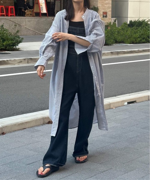 Isn't She？（イズントシー） シャツワンピース ストライプバンド