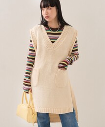 FREAK'S STORE（フリークスストア） ベスト ジレ エプロンニットベスト