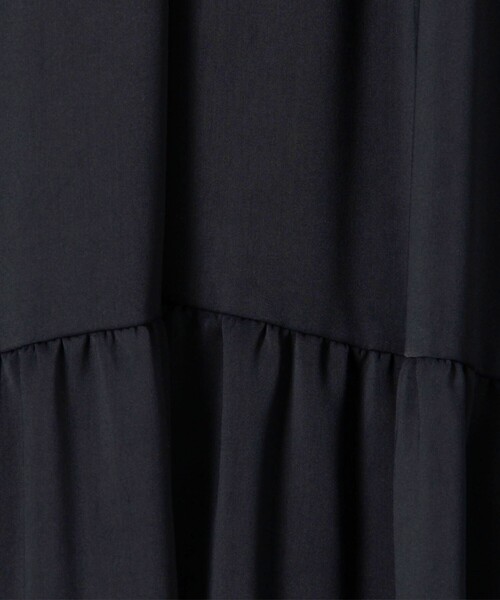 新品未使用⭐︎BALLSEY ティアードロングワンピース 34サイズ Ballsey ワンピース パウダリーサテン ティアードロング
