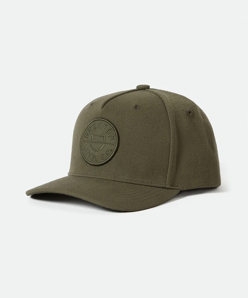 BRIXTON（ブリクストン） キャップ 帽子 メンズ CREST C MP SNAPBACK