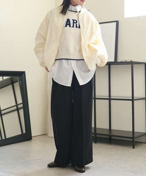 ULEULA（ウルア） ma1 ma-1 ボリュームスリーブMA-1ブルゾン