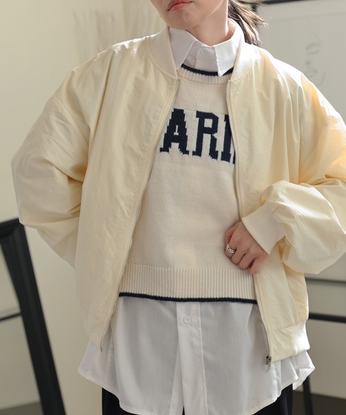 ULEULA（ウルア） ma1 ma-1 ボリュームスリーブMA-1ブルゾン