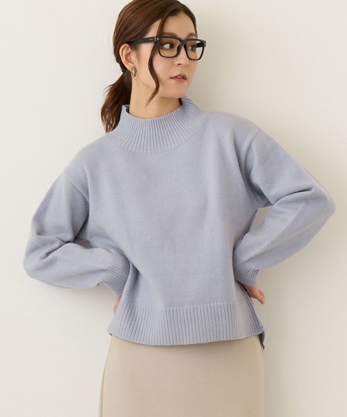 NICOLE white（ニコルホワイト） ニット セーター バックスリット