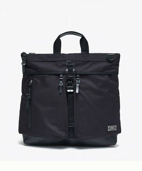 AS2OV（アッソブ）3WAY バックパックL ブラック AS2OV (アッソブ) CORDURA DOBBY 305D 3WAY BACK PACK L BLACK