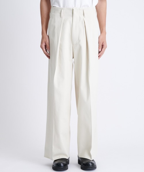 saby【サバイ】チノパンツ パンツ チノパン 「saby/サバイ」TUCK BAGGY : ZOZOTOWN Yahoo