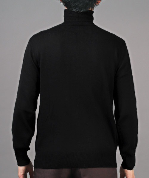 LUXSTYLE（ラグスタイル） セーター ニット 12G天竺タートルネック