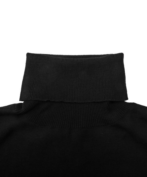 LUXSTYLE（ラグスタイル） セーター ニット 12G天竺タートルネック