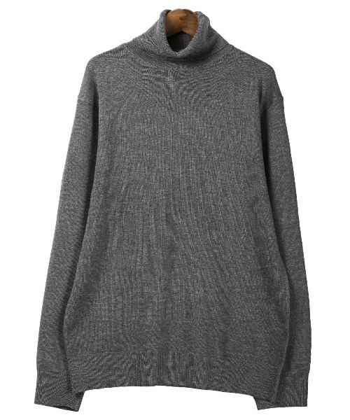 LUXSTYLE（ラグスタイル） セーター ニット 12G天竺タートルネック