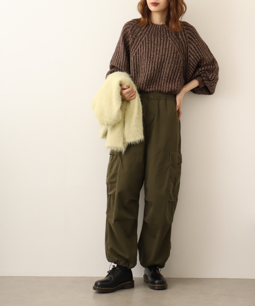 ニット セーター atONE モヘアライクニットプルオーバー レディース atONE ニット セーター モヘアライクニットプルオーバー