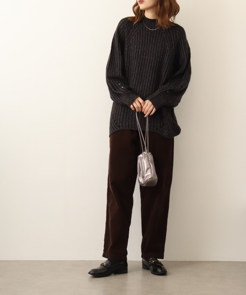 ニット セーター atONE モヘアライクニットプルオーバー レディース atONE ニット セーター モヘアライクニットプルオーバー