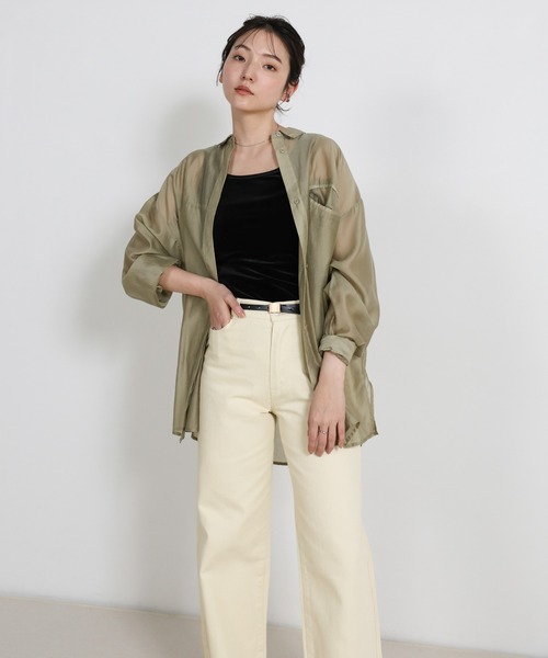 ジーンズ デニム デニムパンツ スラブストレートデニムパンツ レディース | select MOCA | 11