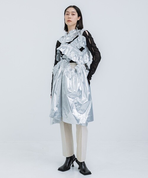 HOUGA ホウガ　kiki frill dress HOUGA レディース ドレス 「HOUGA/ホウガ」kiki frill dress