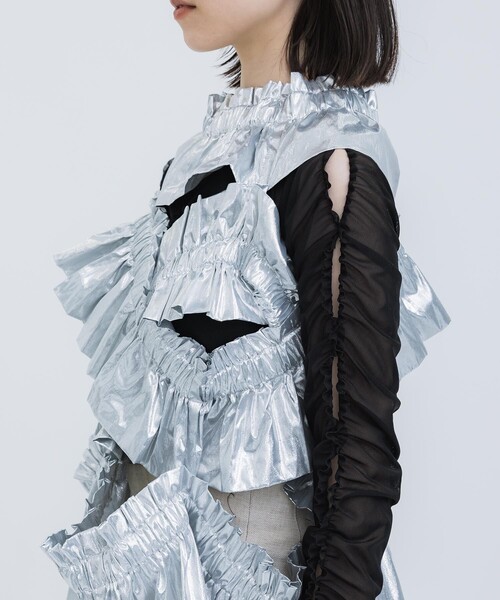 HOUGA（ホウガ） レディース ドレス 「HOUGA/ホウガ」kiki frill dress