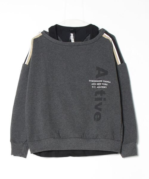 DIMENSIONE danza トレーナー スウェット インナー付きスウェット