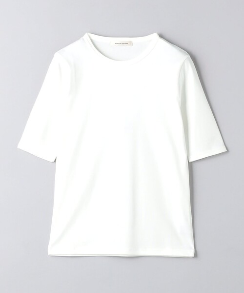 tシャツ クルーネック五分袖Tシャツ レディース 楽天市場】五分袖 tシャツ レディース（スタイル（ネック