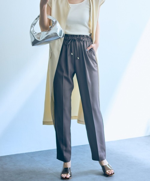 zip dot tapered pants – shéller / シェリエ