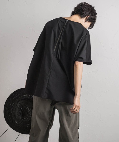 tシャツ 前後ドッキングコクーンプルオーバー「手洗い可能」 レディース MAYSON GREY tシャツ 前後ドッキングコクーンプルオーバー