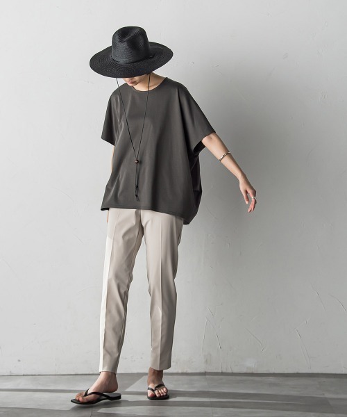 MAYSON GREY tシャツ 前後ドッキングコクーンプルオーバー