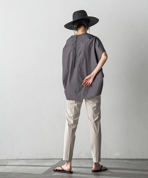 tシャツ 前後ドッキングコクーンプルオーバー「手洗い可能」 レディース MAYSON GREY tシャツ 前後ドッキングコクーンプルオーバー