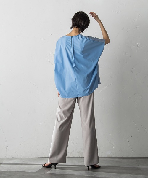 tシャツ 前後ドッキングコクーンプルオーバー「手洗い可能」 レディース MAYSON GREY tシャツ 前後ドッキングコクーンプルオーバー