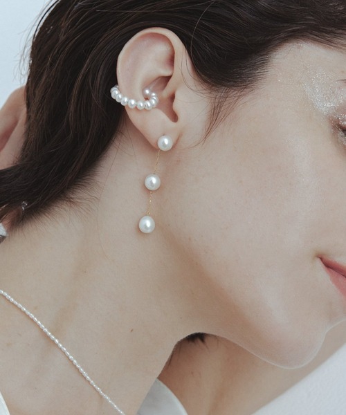 les bonbon パールピアス les bonbon（ルボンボン） ピアス 「les bonbon」swing pearl pierce L