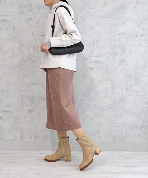 モードカオリ（MODE KAORI）/リブニットブーツ/2861 MODE KAORI（モードカオリ） ブーツ リブニットブーツ/2861 レディース