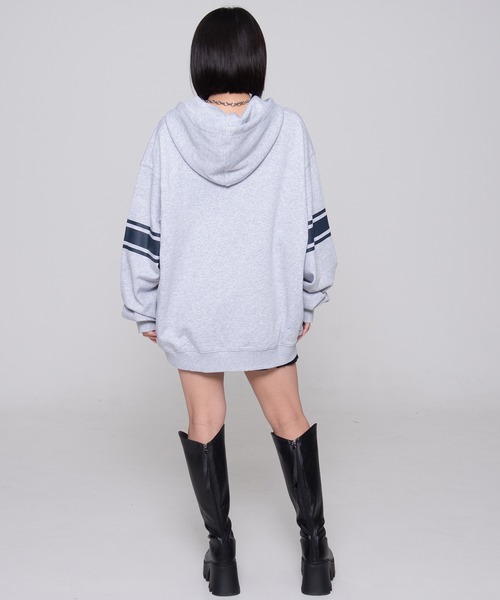 OY パーカー 「OY/オーワイ」 COLLEGE HEART HOODIE ZIP UP