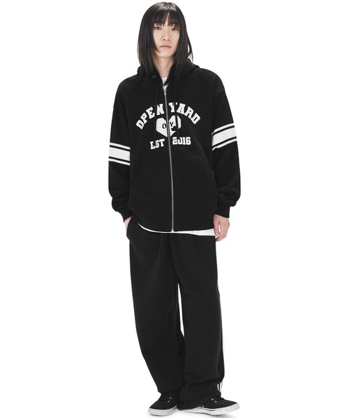OY パーカー 「OY/オーワイ」 COLLEGE HEART HOODIE ZIP UP