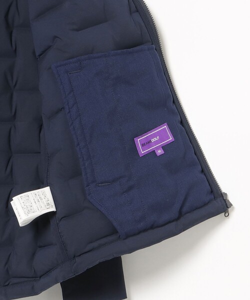 BEAMS GOLF（ビームス ゴルフ） ダウンコート ダウンジャケット PURPLE