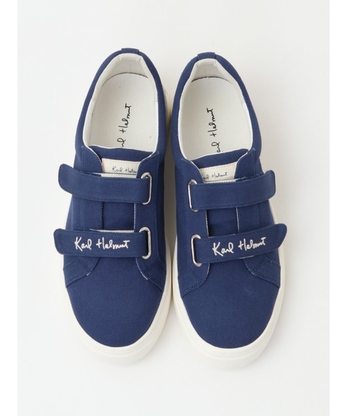 Karl Helmut スニーカー カールヘルムロゴ刺繍ベルクロ