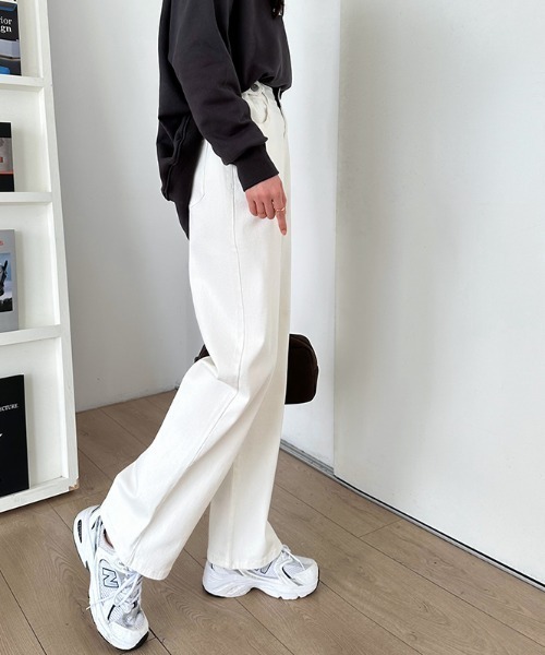 COCOMOMO ワイドパンツ ジーンズ デニム デニムパンツ レディース