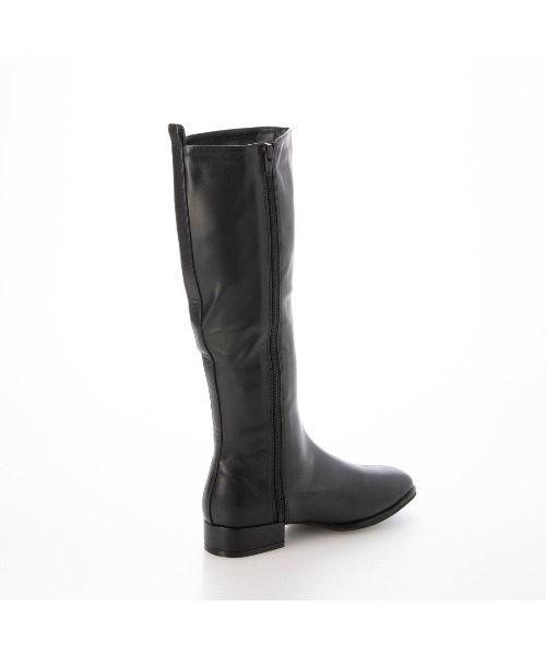 Realta（レアルタ） ブーツ 3cmヒールピース付きソフトレザーロング