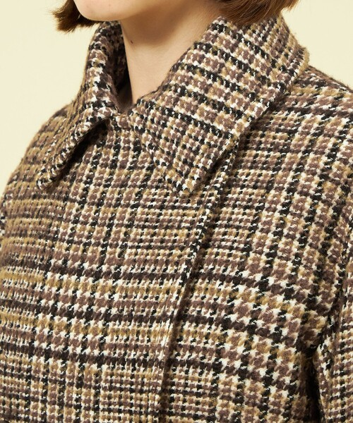 MACKINTOSH チェック柄 ダブルブレストコート