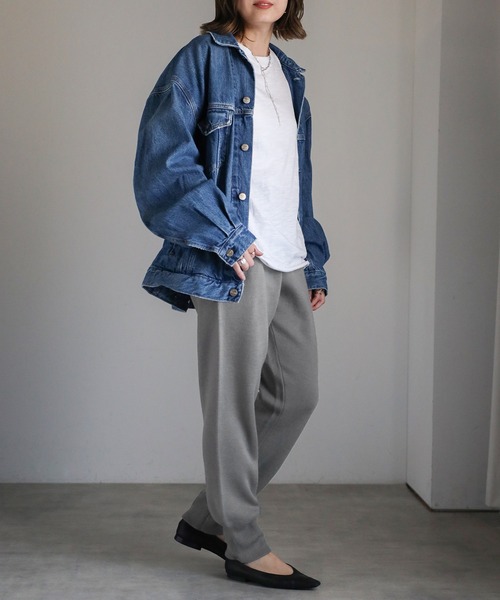 Bonjour diary ニットパンツ　4y サイドラインニットパンツ – MES VACANCES