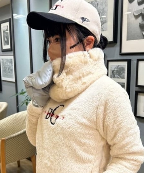 BEAMS GOLF ネックウォーマー スヌード 「WOMEN」フリース裏付き