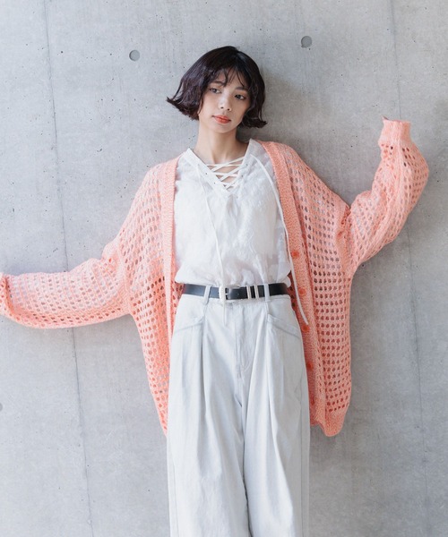 PAGEBOY ブラウス シャツ 2WAYレースアップブラウス レディース