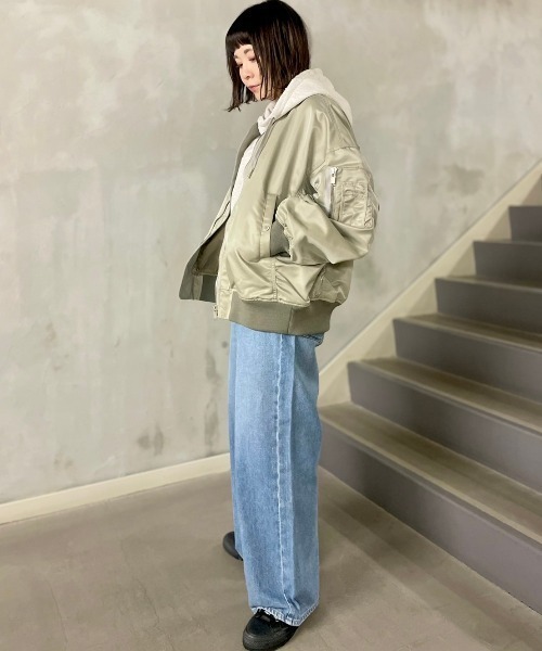 upperhights（アッパーハイツ） ワイドパンツ ジーンズ デニム デニム