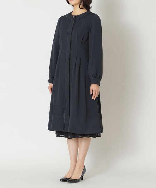 TO BE CHIC（トゥー ビー シック） ノーカラーコート コート ダブル 