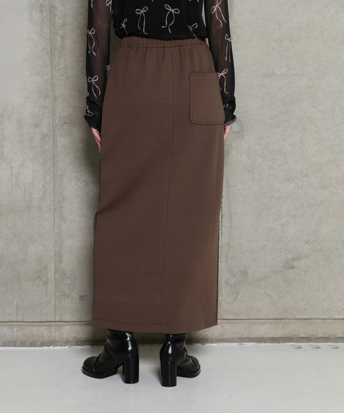 シニヨン　CHIGNON フェイクレザーロングスカート ブラック CHIGNON スカート (CHIGNON)フェイクレザースカート : ZOZOTOWN
