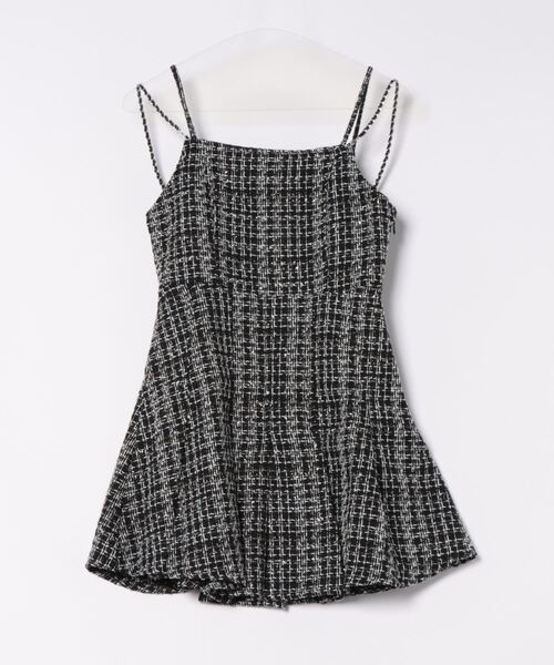 「one way」 キャミソールワンピース FREE ブラック レディース_画像4