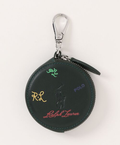 【未使用】ポロラルフローレン　ケース　ラウンドジップ　レザー　箱付き POLO RALPH LAUREN（ポロ・ラルフローレン） コインケース マルチ